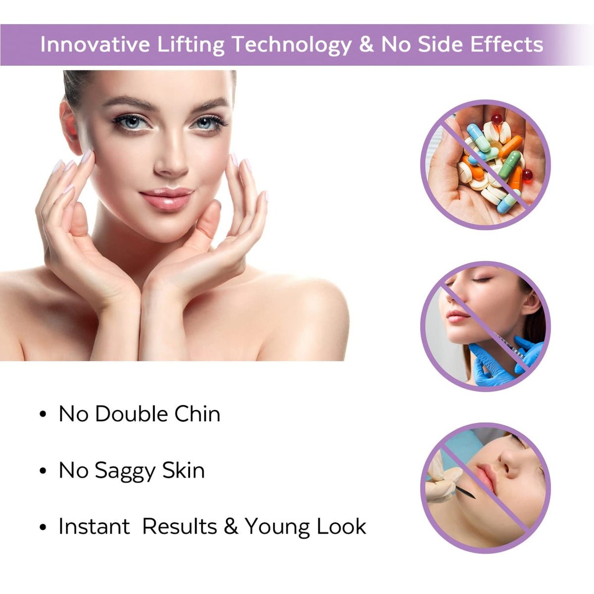 Naturala™ Ageless V Contour Firming Mask (skin-safe)