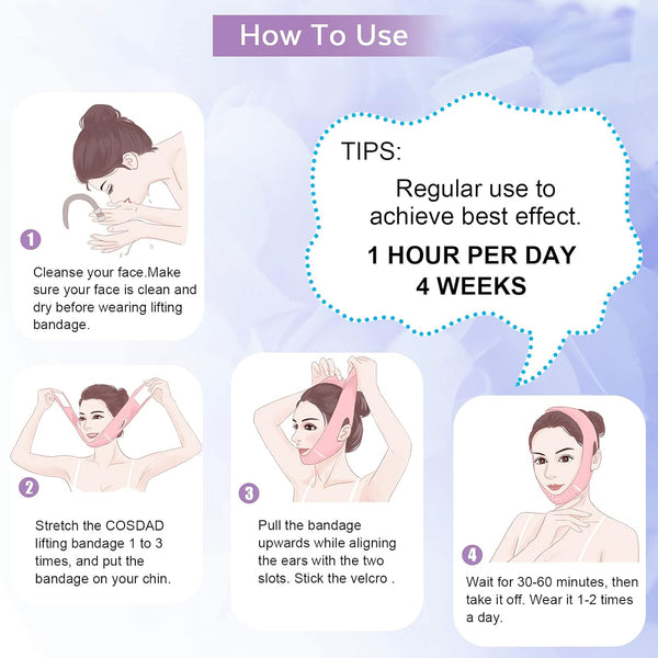 Naturala™ Ageless V Contour Firming Mask (skin-safe)